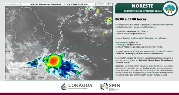 Clima 8 de septiembre Tamaulipas