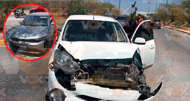 Conductora alto choque Victoria