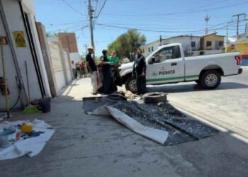 Descarga eléctrica trabajador en Río Bravo