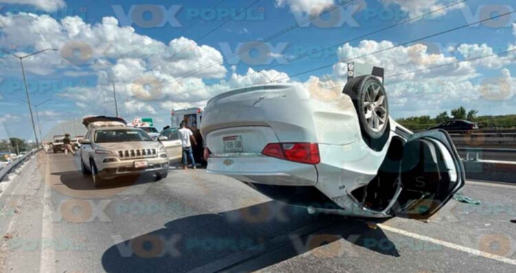 Fuerte choque Reynosa vehículo