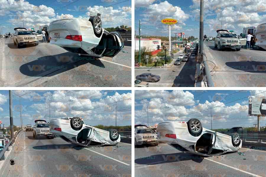 Fuerte choque Reynosa vehículo