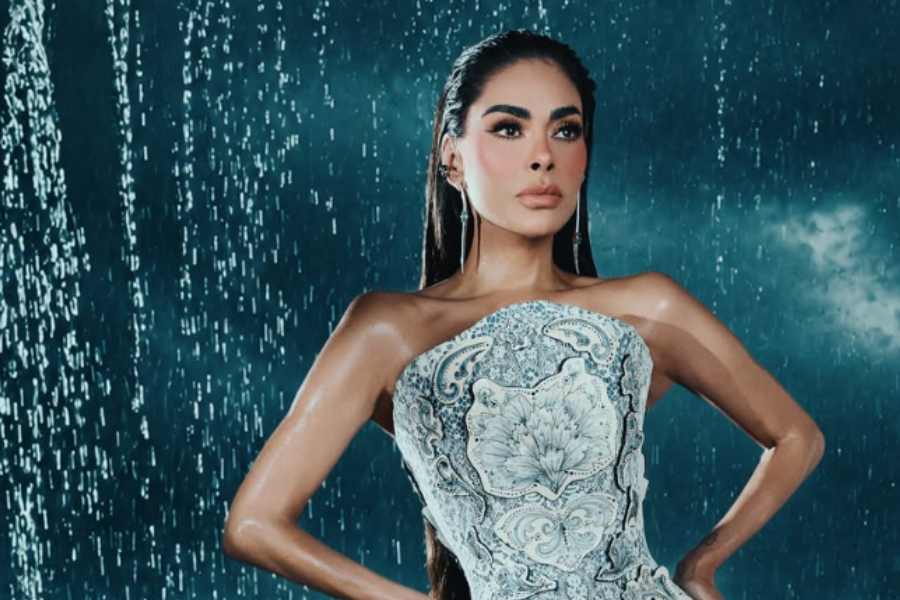 Galilea Montijo vestido cerámica