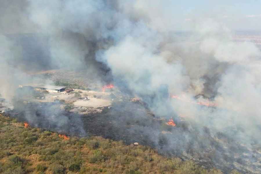 Gattás incendios pastizales Victoria