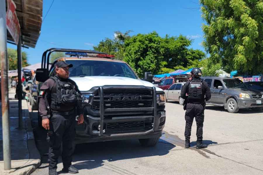 Guardia Estatal tianguis Padilla (1)