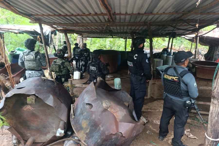 Guerrero tres laboratorios clandestinos
