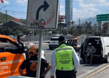 Hombre atropellado en Monterrey