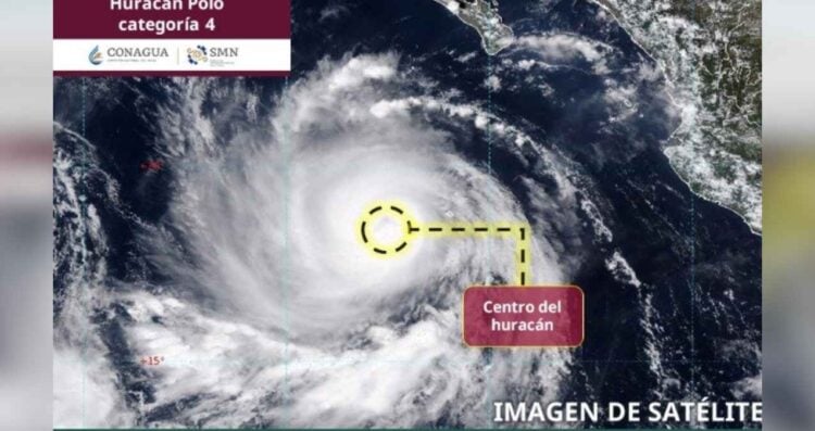 Huracán Polo lluvias en México