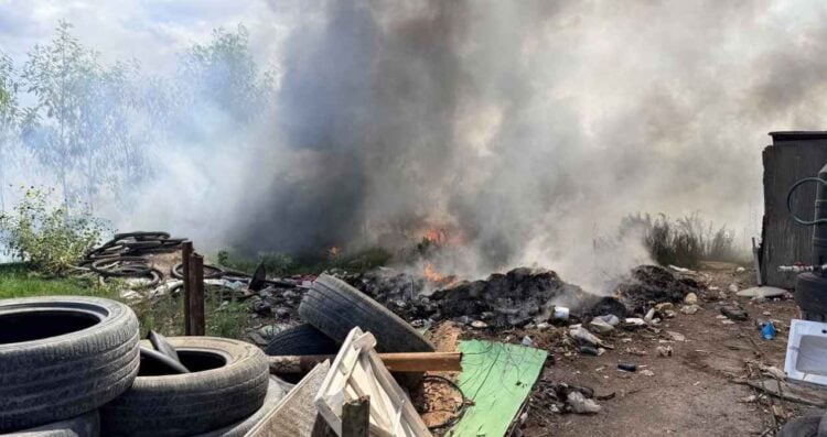 Incendio baldío Matamoros