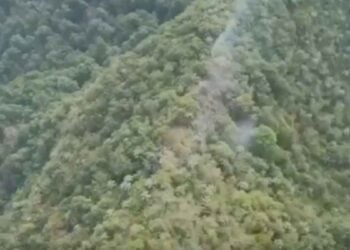 Incendio forestal en Santiago