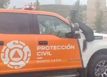 Incendio maleza en Monterrey