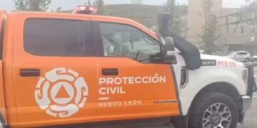 Incendio maleza en Monterrey