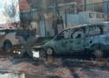 Incendio vehículos estacionados Reynosa,