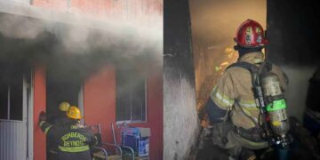Incendio vivienda en Reynosa