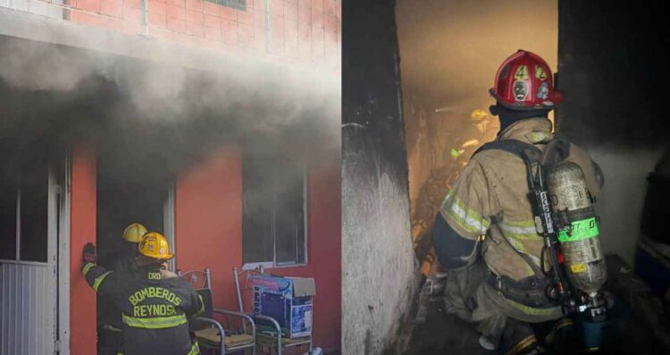 Incendio vivienda en Reynosa