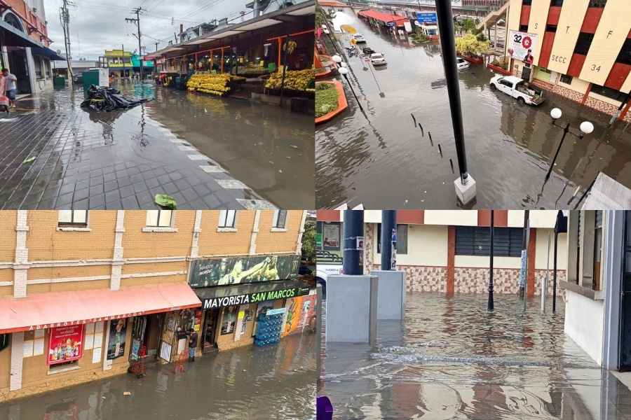 Inundaciones mercados de Tampico