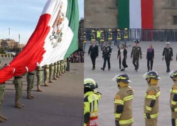 Izamiento de bandera sismos