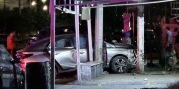 Joven madre accidente en Monterrey