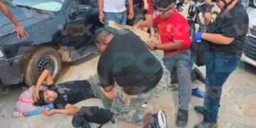 Jovencitos heridos motocicleta en Tampico