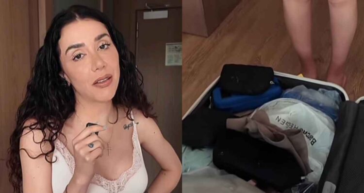 Karime Pindter robo de su equipaje