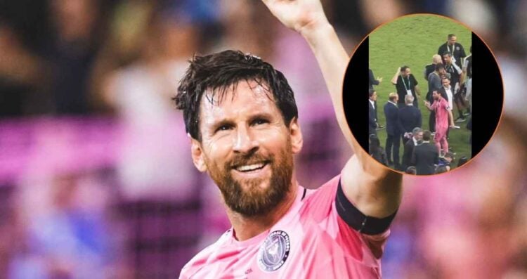 Lionel Messi Don Garber