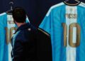 Messi lanza camiseta con Argentina