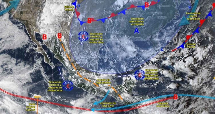 México lluvias intensas viernes