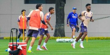 Miguel Borja Azul debutar
