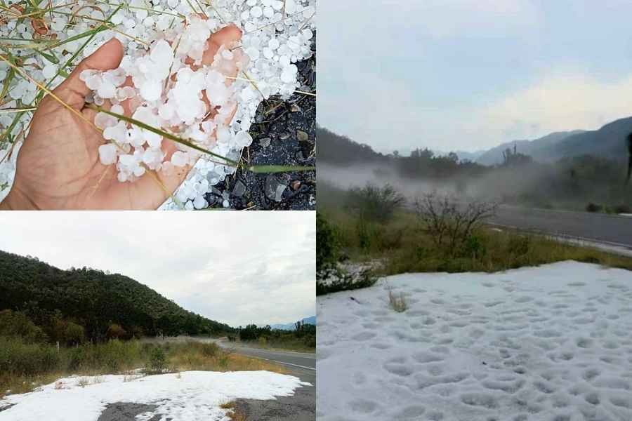 Miquihuana Tamaulipas granizo
