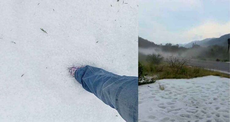 Miquihuana Tamaulipas granizo