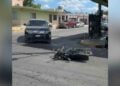 Motociclista camioneta Matamoros