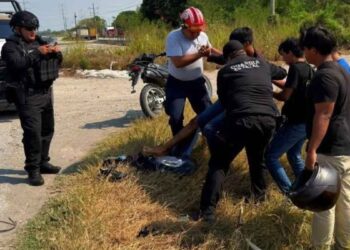 Motociclista herido El Mante