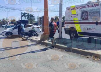 Motociclista herido en Victoria