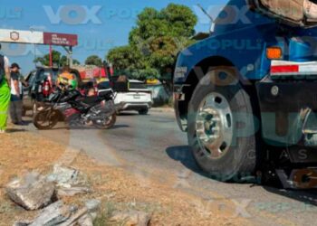 Motociclistas embestidos en Tampico