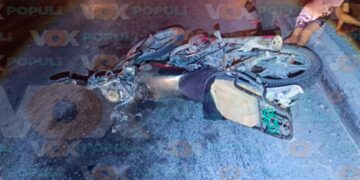 Motociclistas heridos choque en Reynosa