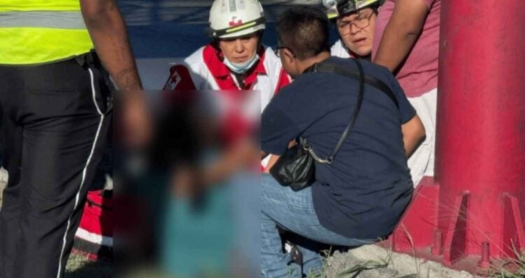 Mujer atropellada motociclista Apodaca