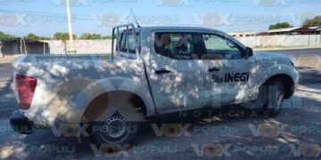 Mujer choque múltiple en Güémez