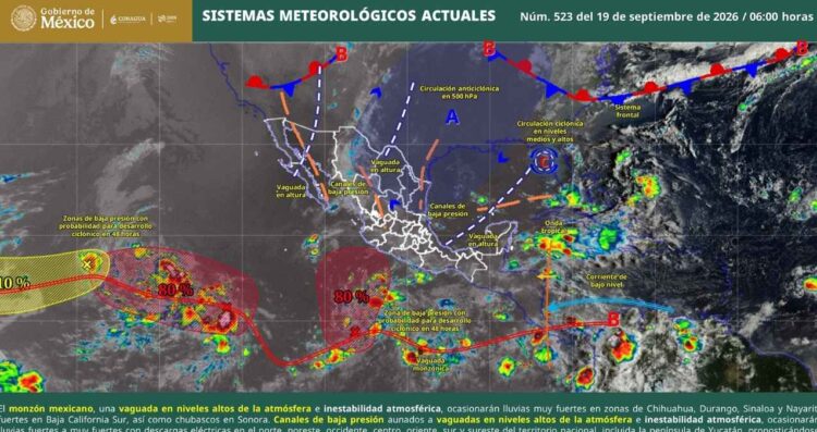 Nueva onda tropical este sábado