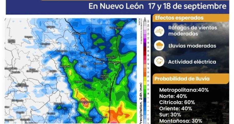 Nuevo León lluvias hoy