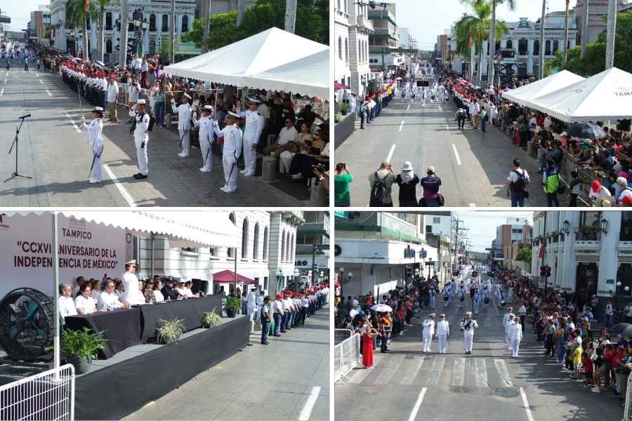 SEMAR desfile Independencia Tampico