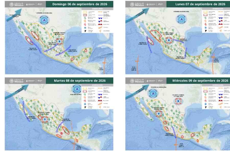 SMN lluvias intensas en México (2)