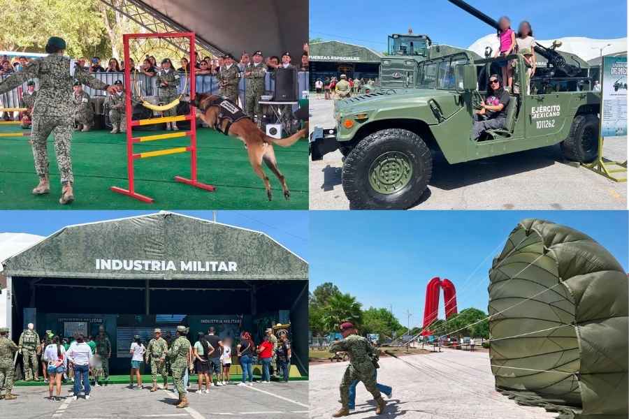 Tampico la exposición militar