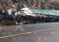 Tráiler dren pluvial en la Rumbo Nuevo