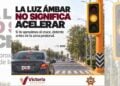 Tránsito luz ámbar Victoria
