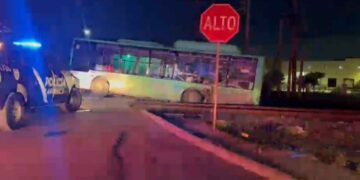 Tren transporte público en Apodaca