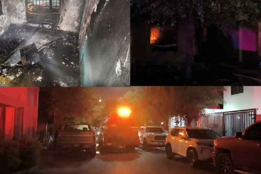Vivienda incendio en Juárez