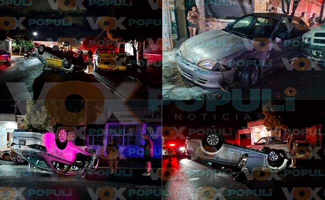 Vuelca en Ciudad Victoria