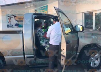 accidente en Ciudad Victoria farmacia
