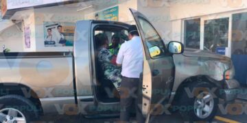 accidente en Ciudad Victoria farmacia