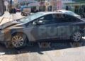 auto proyectado contra barda en Ciudad Victoria