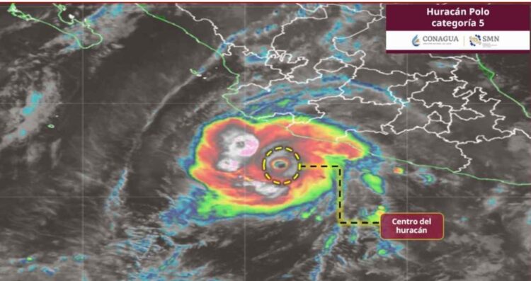 aviso meteorológico Huracán Polo